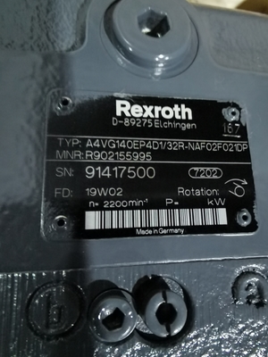 B220301000394 Plunger Pump A4VG140EP4D1/32R-NAF02F021DP R902155995 Rexroth Untuk SANY