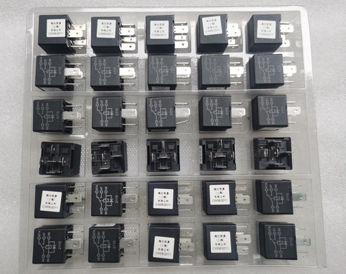 Hella Relay 4RD 933 332-09 5 PIN 24V Suku Cadang Mesin Konstruksi 10/20A Untuk SANY