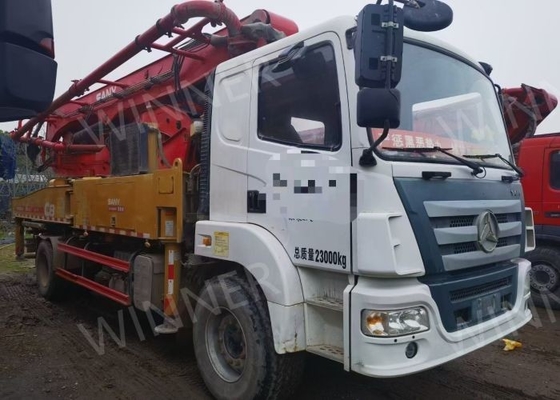 2 Axle Second Hand Pump Truck 2019 Truk Beton Bekas 37m Dengan SANY Chassis