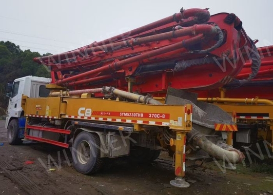 2 Axle Second Hand Pump Truck 2019 Truk Beton Bekas 37m Dengan SANY Chassis