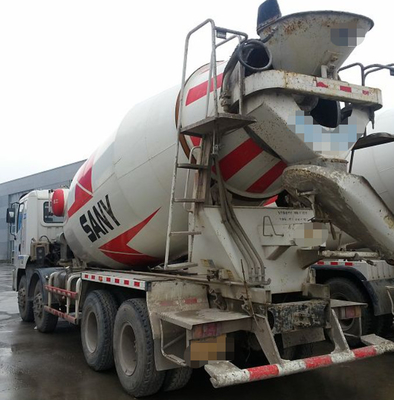 2019 Second Hand Truck Mixer Sany 12Cubic Kapasitas 10200×2530×3990mm