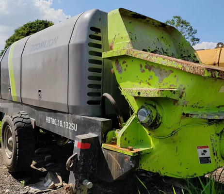 Konstruksi Menggunakan Pompa Beton Stasioner Zoomlion 82m3/H 80.18-132SU