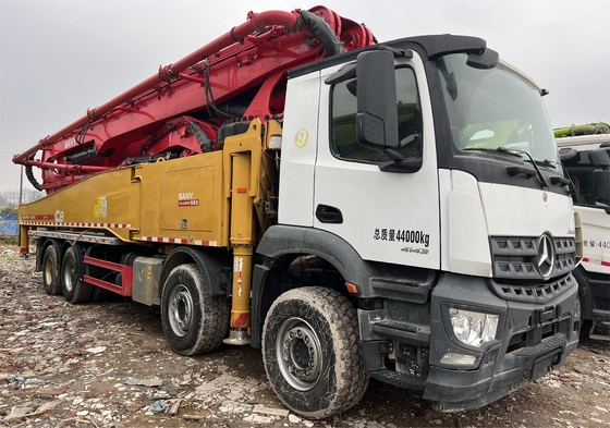 2020 SANY 56m bekas truk pompa beton dengan sasis Benz